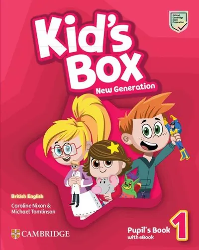 Kid's Box New Generation Level 1 Pupil's Book with eBook British English - Paperback brosat - Caroline Nixon , Michael Tomlinson