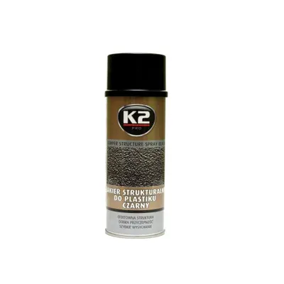 Spray vopsea structurata auto K2 PRO 400ml pentru plastic si metal Cod: L345