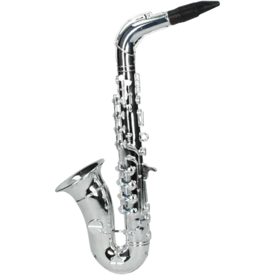 Saxofon plastic metalizat, 8 note Reig Muzical 284
