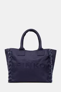 Pinko geantă shopper pentru femei, din denim