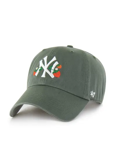 ’47 - Sapca baseball cu broderie - Rosu/Alb/Verde stins