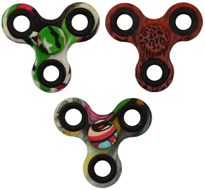 Jucărie anti-stres Raya Toys - Fidget Spinner multicolor, asortiment