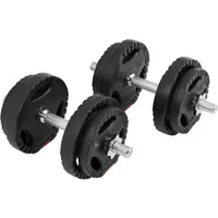 Second Hand - Set gantere reglabile din ciment cu prindere 20KG - Ca nou
