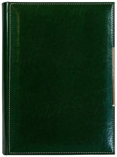 Caiet-agenda din piele Lemax Novaskin - A5, Verde, Standart