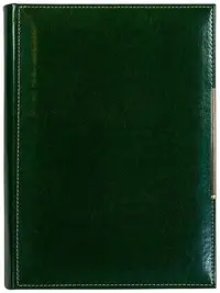 Caiet-agenda din piele Lemax Novaskin - A5, Verde, Standart