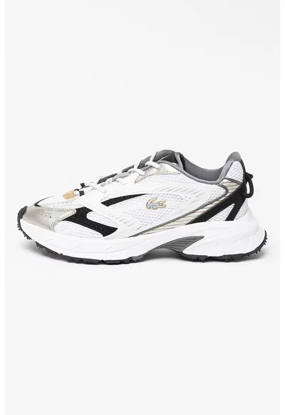 Pantofi sport cu insertii de plasa Neo Shot - Negru/Alb optic/Argintiu