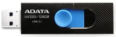 Stick USB A-DATA UV320 128GB, USB 3.1 (Negru/Albastru)