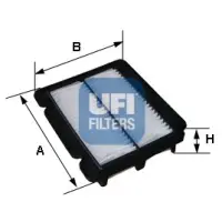 Filtru aer UFI 30.279.00