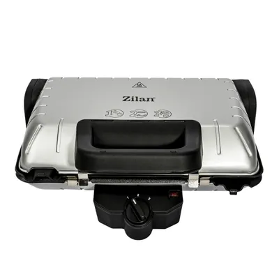 Gratar Electric, Placi Antiaderente, Putere 1600W, Termostat Reglabil