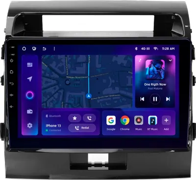 Navigatie Auto MOSS M2 Toyota Land Cruiser 11 J200 2007-2015 I 4+64GB 10" IPS Octa-core 1.6Ghz, Android 4G Bluetooth 5.1 DSP