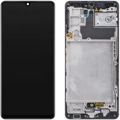 Display cu Touchscreen Samsung Galaxy A42 5G A426, cu Rama, Negru, Service Pack GH82-24375A