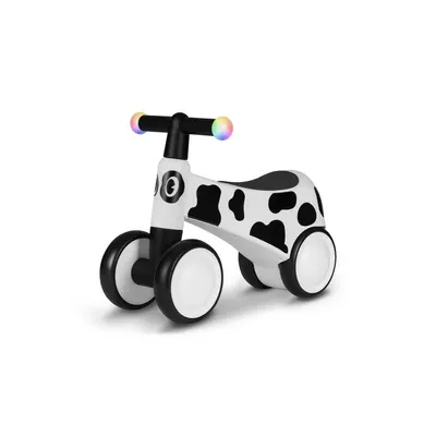 Ride-On pentru copii fara pedale Lionelo Sammy 12-36 luni alb, roti din spuma Eva, ghidon iluminat, greutate maxima admisa 25 kg