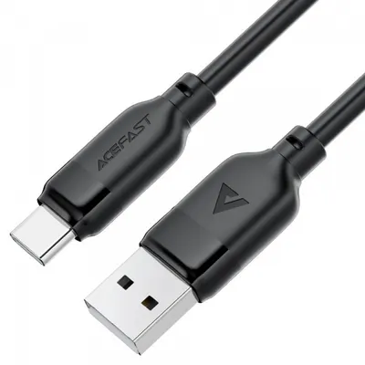 Cablu Date si Incarcare USB-A - USB-C Acefast C16-04, 18W, 1.2m, Negru