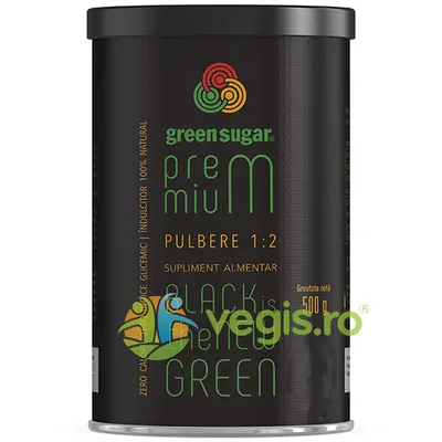 Green Sugar Premium 1:2 Pulbere 500g