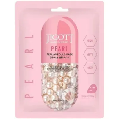Set 2 x Masca pentru Fata cu Extract de Perle, Jigott, 27 ml