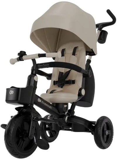 Tricicletă KinderKraft - Aveo 2 Plus, Beige