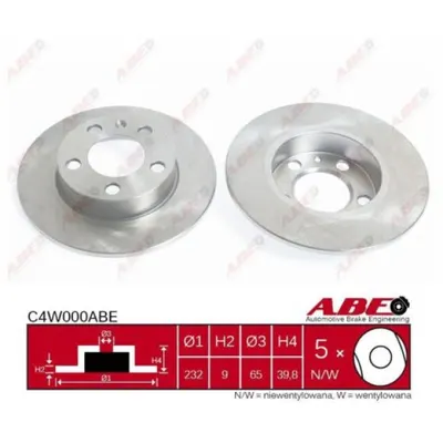 Disc frana ABE C4W000ABE
