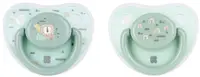 Suzete din silicon KikkaBoo - Savanna, Mint, 0-6 luni, 2 buc.