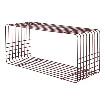 Raft burgundy etajat din metal 70 cm Wire – Mette Ditmer Denmark