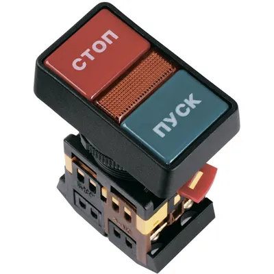 Control buton PPBB-30N Start-Stop d30mm neon /240V 1c+1r