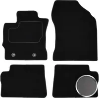 Covor podea MAMMOOTH Velours, 4 buc., fata spate, set, culoare gri, potrivit TOYOTA AURIS 10.12-12.18, Saloon