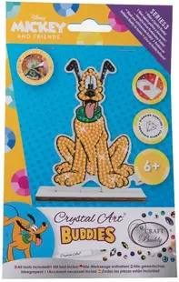 Kit de broderie cu diamante Craft Buddy - Crystal Art Buddies: Pluton, 7 piese