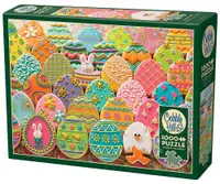 Puzzle Cobble Hill din 1000 piese - ouă de Paște