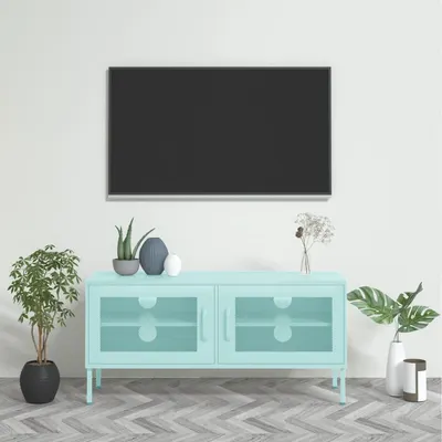 Gossi comoda tv, verde menta, 105x35x50 cm, otel