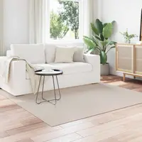 vidaXL Covoare de zonă Pătrat FARO Crem 120 x 120 cm Poliester