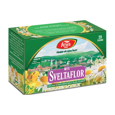 Ceai Sveltaflor, 20 plicuri, Fares
