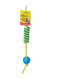 Paiatze Dog Floating Webbing Rope Tpr Ball 40 Cm