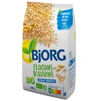 Făină de ovăz integrală organică, 500 g, Bjorg