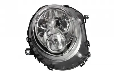 Far fata Dreapta (H4, electric, cu motor, culoare insert: cromat, culoare semnalizator: alb) potrivit MINI (R56), (R57), (R58), (R59), CLUBMAN (R55), CLUBVAN (R55)