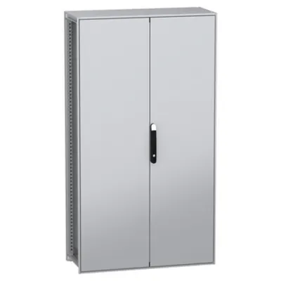 Dulap modular, cu montaj pe pardoseala, PanelSeT SFN, din otel decarbonizat(verde), 1800x1000x400mm, IP55, 2 usi