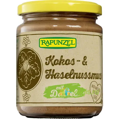Crema de Cocos, Alune si Curmale Fara Zahar Adaugat Ecologica/Bio 250g