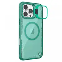 Husa MagSafe pentru Apple iPhone 16 Pro, Nillkin, Iceblade Prop (with Camera Cutout), Verde