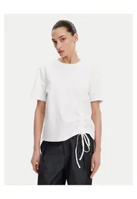 Tricou dama culoare alba - bumbac