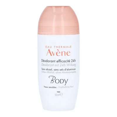 Deodorant Roll-On, Avene, 24h, 30 ml
