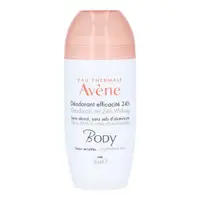 Deodorant Roll-On, Avene, 24h, 30 ml
