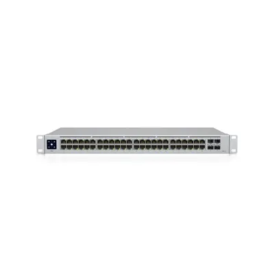 Switch rackabil Gigabit Ubiquiti UniFi USW-48, 48 porturi, 4x SFP, 52 Gbit/s, Layer 2, cu management