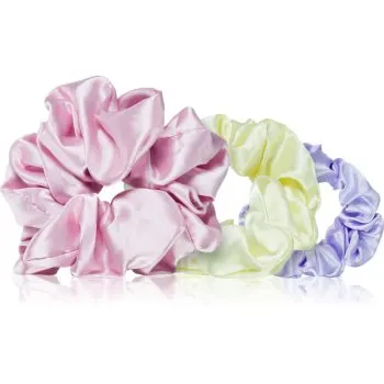 BrushArt Daisy Dreams Satin Scrunchies Set Elastice pentru par