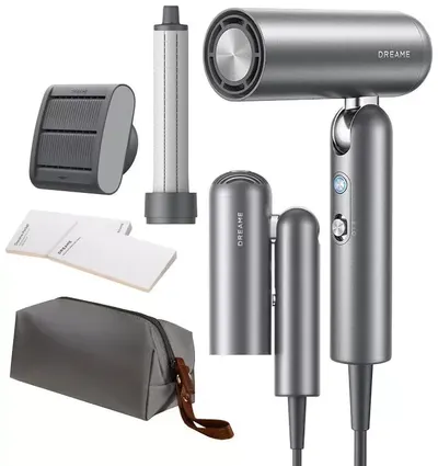 Uscător de păr Dreame - Pocket Pro AHD51, 1300 W, 5 trepte, gri