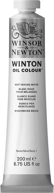 Vopsea ulei Winsor & Newton Winton - Amestecul alb, 200 ml