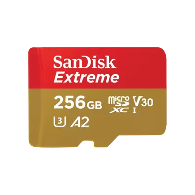 Card de memorie SANDISK Extreme Micro-SDXC, 256 GB, Clasa 10