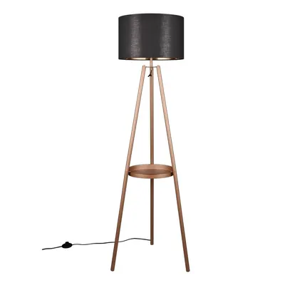 Lampadar maro cu raft (înălțime 152 cm) Colette – Reality