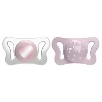 Suzeta Chicco PhysioForma Micro, 2 bucati, pink, 0-2luni