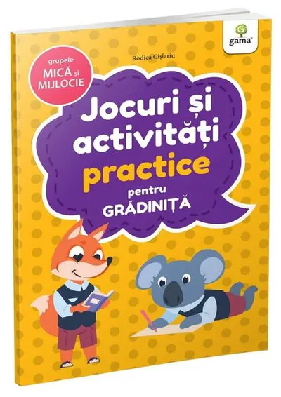 Jocuri și activități practice. Grupa mică și mijlocie. Jocuri și activități pentru grădiniță - Paperback brosat - ***