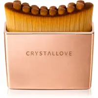 Crystallove Contour Face Brush accesoriu de masaj pentru fata, gat si piept 1 buc