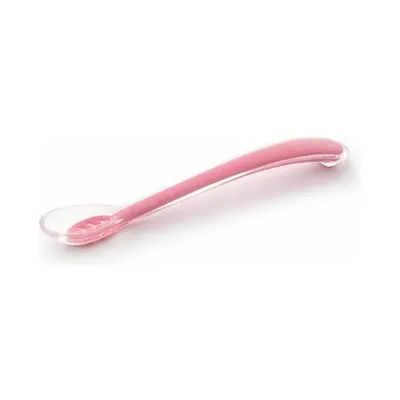 Lingura din silicon Canpol pink 4 luni +