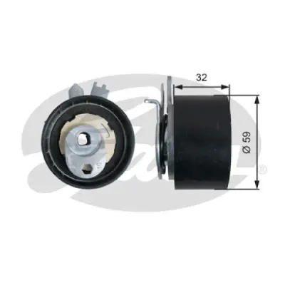 Rola intinzator, curea distributie GATES T43240